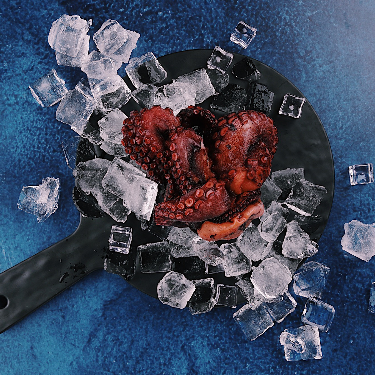 Pulpo entero cocido